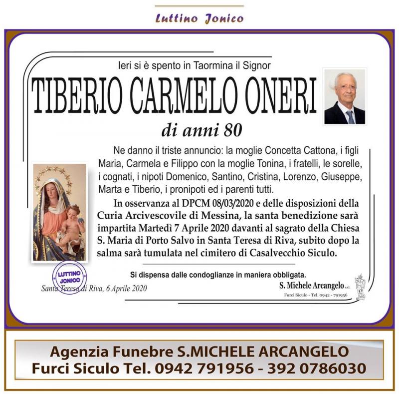 Carmelo Tiberio Oneri