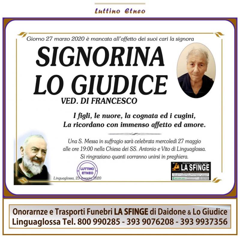 Signorina Lo Giudice