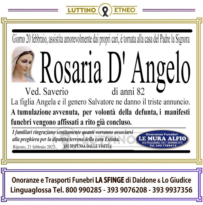 Rosaria D'Angelo