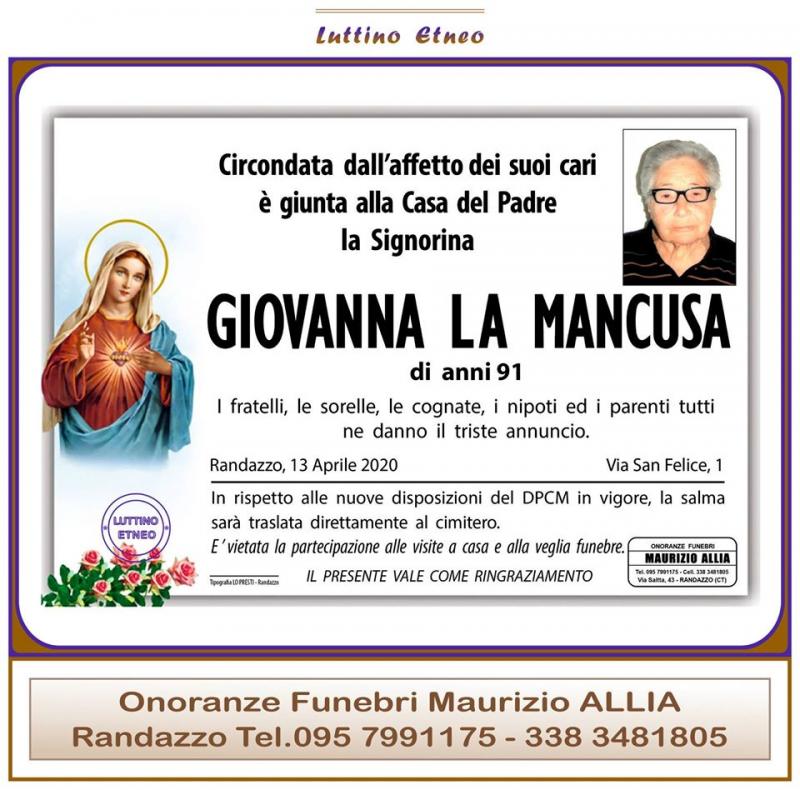 Giovanna La Mancusa