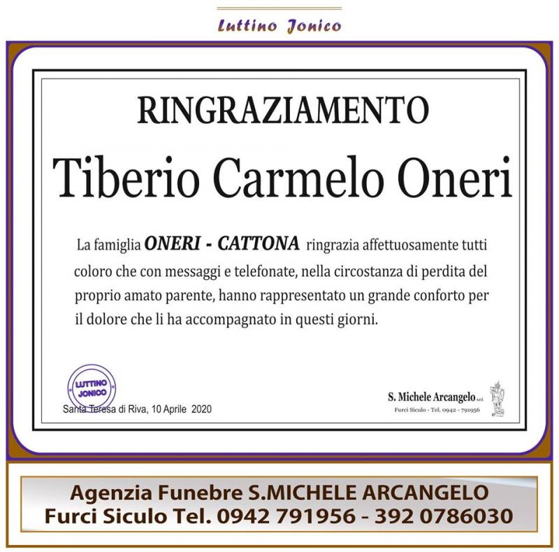 Carmelo Tiberio Oneri