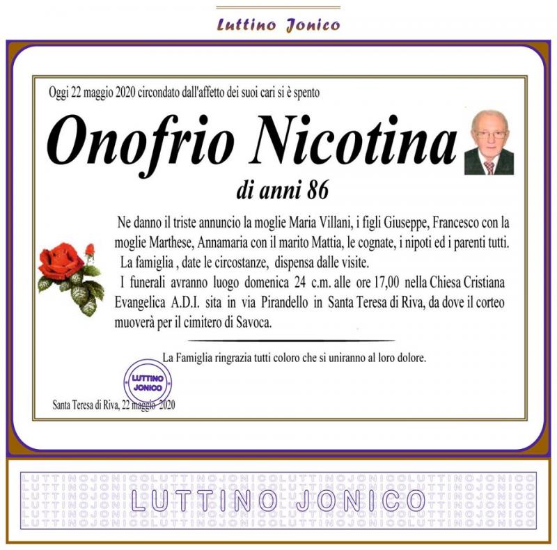 Onofrio Nicotina